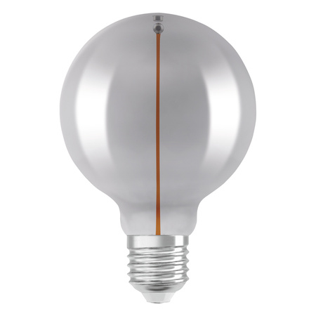 Żarówka LED Dekoracyjna G95 Kula E27 2.2W = 6W 60lm 1800K Ciepła 320° Dymiona Filament Vintage 1906 Osram