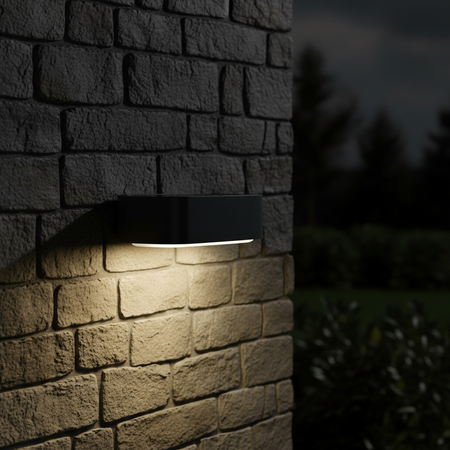 Kinkiet Ogrodowy Lampa Elewacyjna Zewnętrzna LED z Czujnikiem Zmierzchu 7.6W 520lm 3000K Ciepła Ściemnialna Szary IP65 Endura Osram