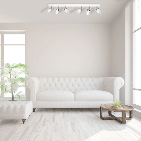 Lampa sufitowa JOKER biała 6xGU10 MILAGRO Metal styl nowoczesny