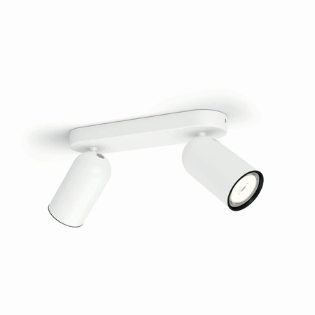 Lampa Sufitowa Reflektor 2x GU10 Biała Pongee Philips