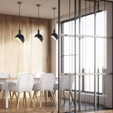 Lampa Wisząca Oprawa E14 Ruchomy klosz czarny VT-7100 V-TAC