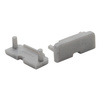 Zaślepka do Profili Aluminiowych Szara Pełna STOPPER Kanlux 2szt.