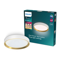 Lampa Sufitowa Plafon LED 24W 2700lm 2700K SceneSwitch Biała Hanno Philips