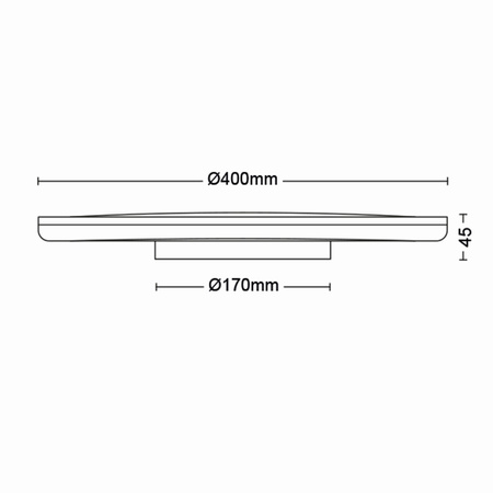 Lampa Sufitowa Plafon LED 22W 2300lm 2700K SceneSwitch Biała Ozziet Philips