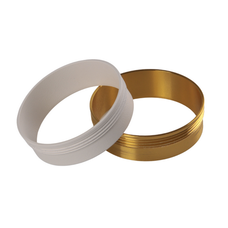 Zestaw Szyna Oświetleniowa Szynoprzewód 1m + 3x Reflektor Szynowy GU10 MARIBEL Biały + Złoty