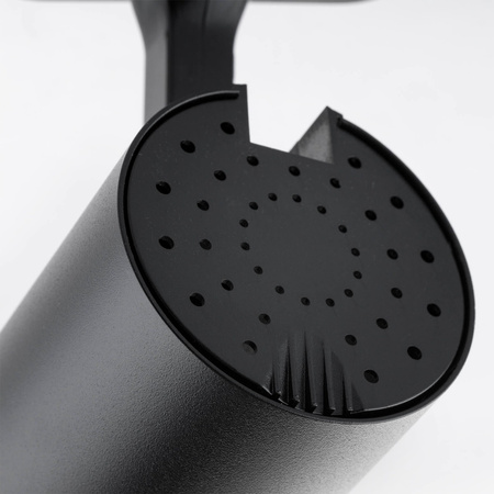 Reflektor Szynowy GU10 CZARNY do Szynoprzewodów Jednofazowych Regulowana Oprawa na Szynę Walec SPOT Lampa