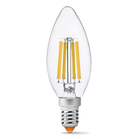 Żarówka LED E14 C35 Świeczka 6W = 60W 806lm 3000K Ciepła 360° FILAMENT Videx