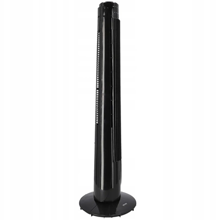Wentylator Kolumnowy Tuba Cyrkulator Powietrza Wiatrak Stojący Czarny 92cm 45W + Pilot