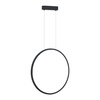 Lampa Wisząca Sufitowa Saturno Czarna 28W LED Milagro