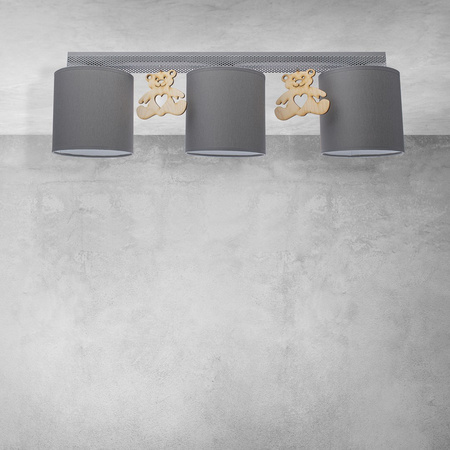 Lampa Sufitowa MIŚ 3xE27 Liniowa Milagro