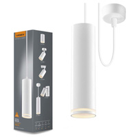 Lampa Wisząca Sufitowa TUBA Oprawa Oświetleniowa 1x GU10 TATUM Biała Videx