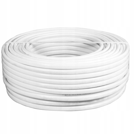 Przewód Kabel YDY 450/750V 3x1,5mm Biały 1m ELEKTROKABEL