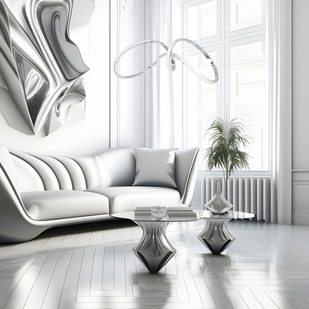 Lampa Wisząca Sufitowa TESORO Chrom 48W LED Milagro