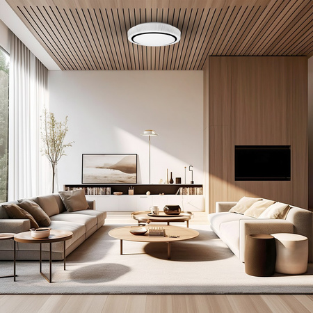 Plafon LED Lampa Sufitowa Natynkowa MIRI 34W Ø490 mm Milagro