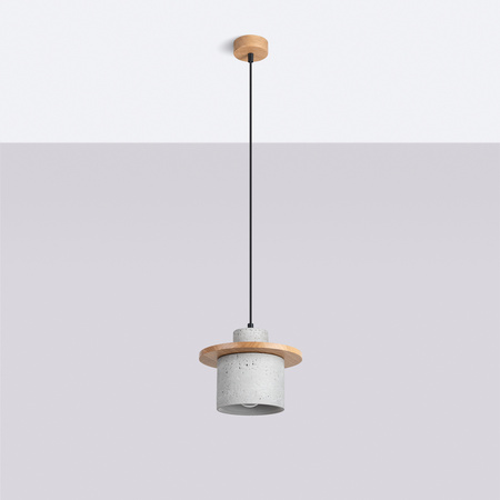 Lampa Wisząca Sufitowa E27 Beton MAB Persian Indigo SL.1363 Sollux