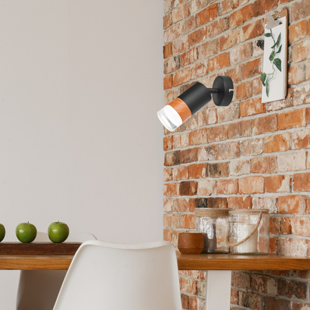 Lampa Sufitowa AURORA E27 Czarna LM-1.151 Lamkur