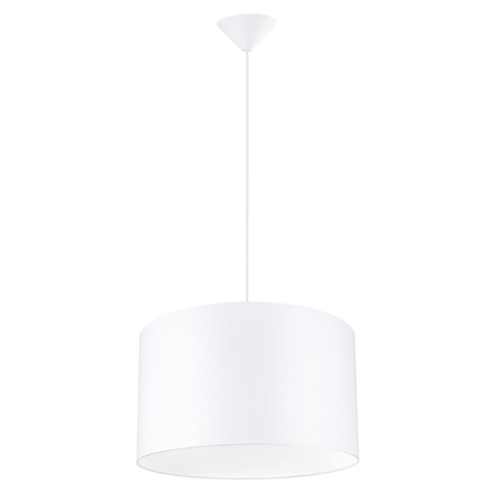 Lampa Wisząca Sufitowa NOVA 40 E27 Biała Minimalistyczna SOLLUX