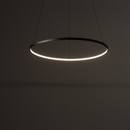 Lampa Sufitowa Wisząca LED 21W 660lm 3000K Ciepła Czarna Nowoczesna CIRCOLO LED M 10812 Nowodvorski