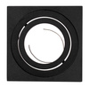Oprawa Natynkowa HALOGENOWA Ruchoma GU10 Kwadratowa Czarna 84mm