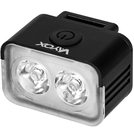 Lampka Latarka Rowerowa Przednia 2xLED USB-C 5 Trybów 300lm IPX6 VAYOX