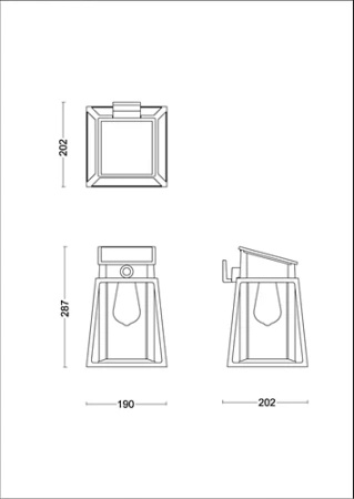 Kinkiet Ogrodowy Lampa Solarna Elewacyjna Zewnętrzna LED 3.2W 470lm 2700K IP44 z Czujnikiem Ruchu i Zmierzchu Czarna Lysin Ultra Efficient Philips