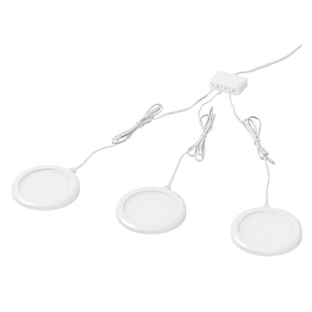 3x Oprawa Podszafkowa Inteligentna 6.5W 210lm CCT 83mm Ściemnialna Biały SMART+ WiFi Undercabinet Round Ledvance