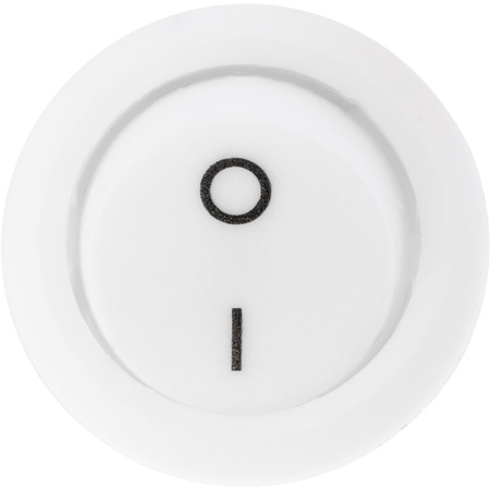 Włącznik przełącznik meblowy kołyskowy ON/OFF biały