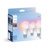 3x Żarówka LED E27 A60 8W = 60W 806lm 2200-6500K CCT + RGB SMART Inteligentna Bluetooth ZigBee White and Color Ambiance Philips HUE Essential