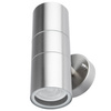 Kinkiet Ogrodowy Lampa Ścienna Elewacyjna góra dół LED GU10 IP44 ZINNIA INOX LUMILED