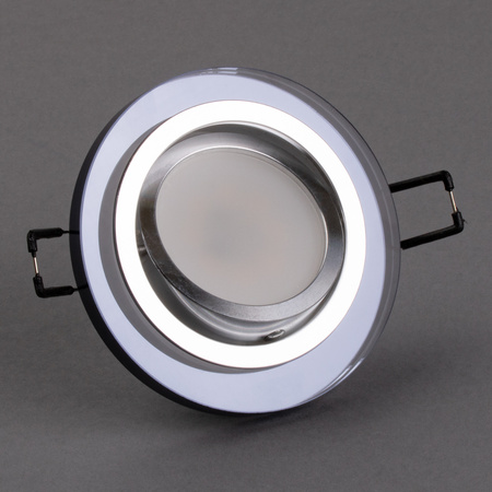 Oprawa Halogenowa Podtynkowa Lampa Sufitowa Szklana Okrągła Ruchoma GU10 ARIAN LUMILED