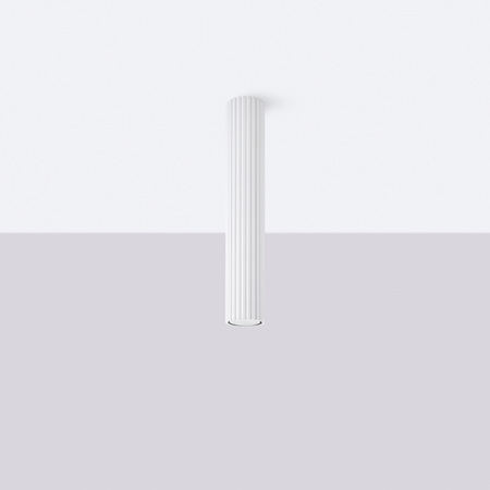 Lampa Sufitowa Oprawa Natynkowa Tuba Spot 1x GU10 Biała Karbon Deep Space SL.1533 Sollux