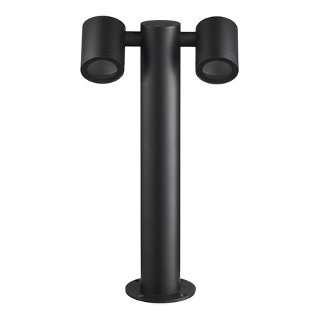 Lampa Ogrodowa Zewnętrzna 2xGU10 IP44 Słupek 45cm Czarna