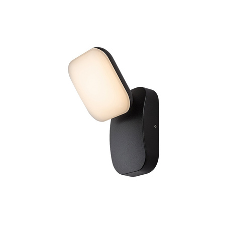 Lampa Ogrodowa Zewnętrzna Kinkiet Elewacyjny LED 12W 800lm 3000K IP44 Czarny Nowoczesny Odiel Rabalux