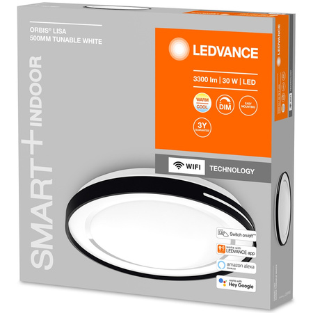 Plafon LED Lampa Sufitowa ORBIS LISA 30W 3300lm CCT 50cm SMART+ WIFI LEDVANCE