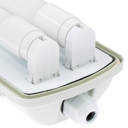 Oprawa Hermetyczna Pyłoszczelna 150cm 2xT8 G13 IP65 + Świetlówki LED 25W 6500K Lumiled