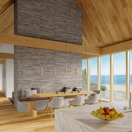 Lampa Sufitowa Wisząca Zwis 2x GU10 Tubularna Brązowa Skandynawska Lino Sollux