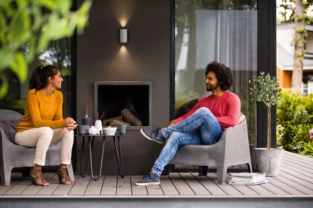 Kinkiet Ogrodowy Lampa Elewacyjna Zewnętrzna LED 9W 1000lm 2700K IP44 Srebrna Buxus Philips