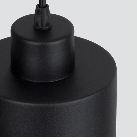 Lampa Sufitowa Wisząca Zwis 3x E27 Geometryczna Czarna Nowoczesna Savar Sollux