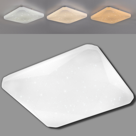 Plafoniera LED Oprawa Sufitowa KASTOR 40K 68W 7500lm 2700-6500K 43cm GOLDLUX (Polux) + Pilot