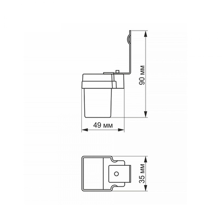 Czujnik Zmierzchu Światła Fotometryczny Zewnętrzny 6A Biały IP44 VL-SN01 Videx
