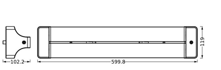 Lampa Wisząca LED Sufitowa Oprawa Oświetleniowa Biurowa Regulowana 24W 4000K LEDVANCE