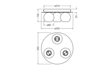 Lampa Sufitowa Dekoracyjna Natynkowa E27 Wielokolorowy Decor Ledvance