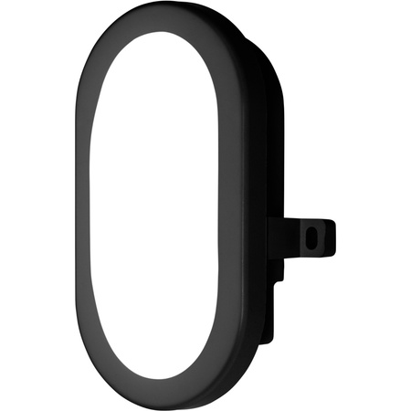 Lampa LED Przemysłowa Zewnętrzna Kinkiet Elewacyjny 6W 420lm 4000K IP54 Czarny z Modułem Awaryjnym Bulkhead Ledvance