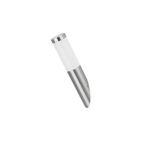 Lampa Ogrodowa Zewnętrzna Kinkiet Elewacyjny LED E27 IP44 Chrom Nowoczesny Inox torch Rabalux