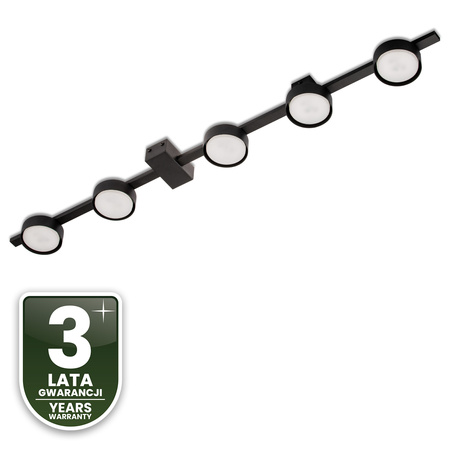 Lampa Sufitowa OVILO Oprawa Halogenowa LED 5x GX53 Kinkiet Reflektor Ścienna LUMILED