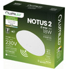 Plafon LED Lampa Sufitowa Natynkowa 18W NOTUS 2 Okrągły Czujnik Ruchu IP44 33 cm LUMILED