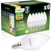 6x Żarówka LED E14 Świeczka B35 8W = 60W 806lm 3000K Ciepła 180° LUMILED