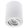 Oprawa Natynkowa Halogenowa Spot Tuba Ruchoma GU10 Okrągła Biała 84mm