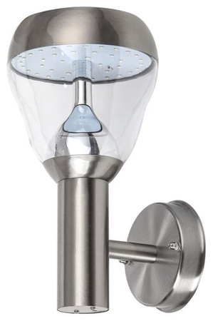 Lampa Ogrodowa LED Kinkiet Elewacyjny AMALFI 8W 4000K IP44 Chrom RABALUX