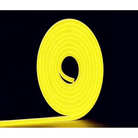 Taśma LED NEON 12V 10W 120LED Żółta IP67 6x12mm 1m Lumiled